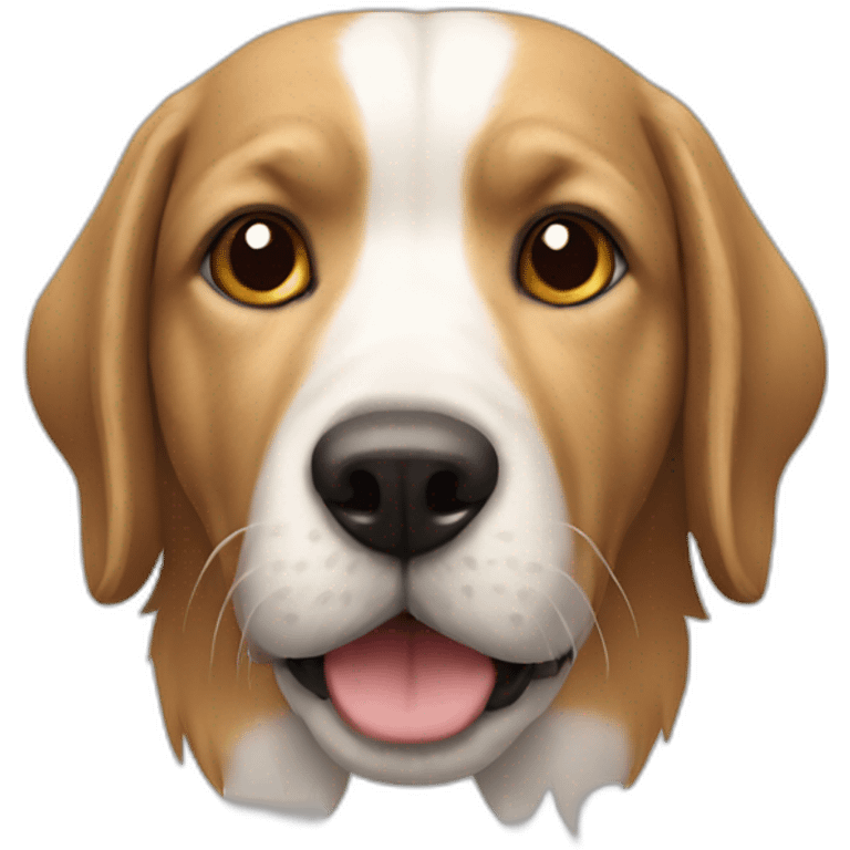 Chien sur chat emoji