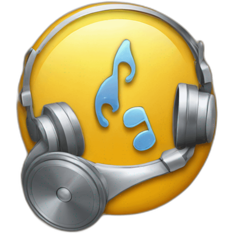 Folder with music disk emoji