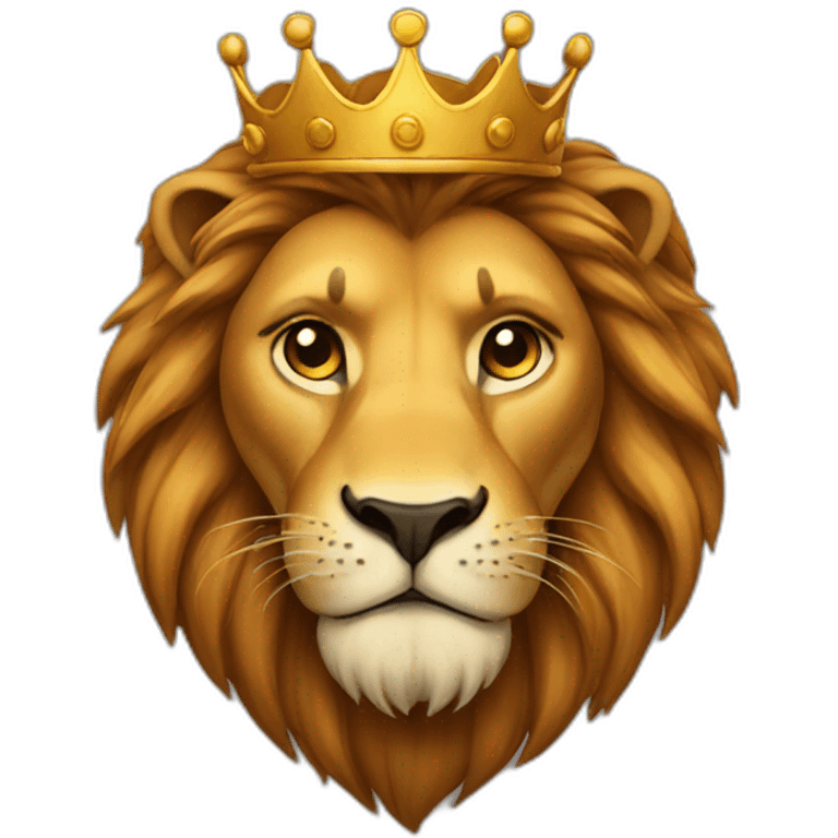 King lion emoji