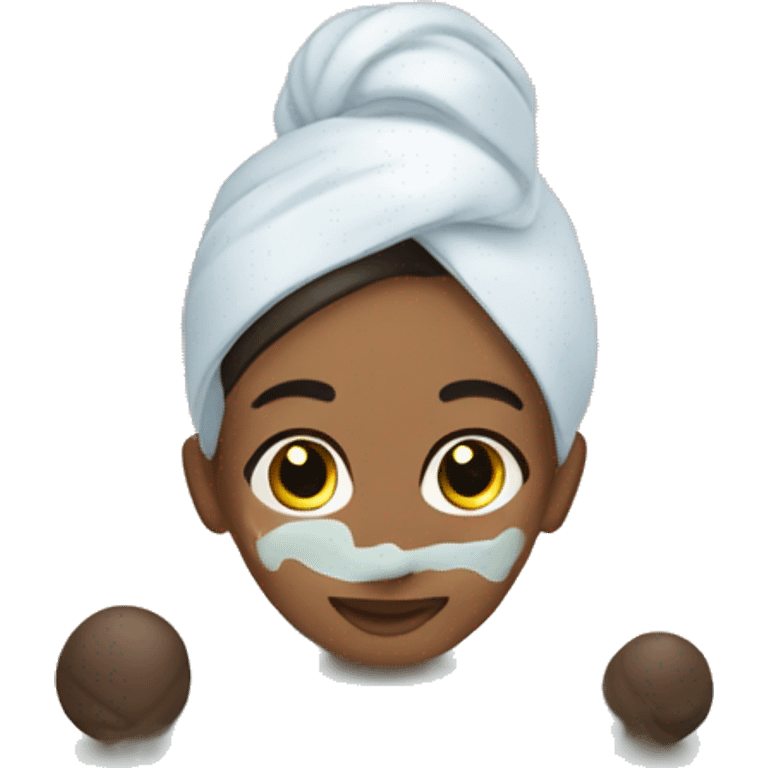 Spa day just head emoji