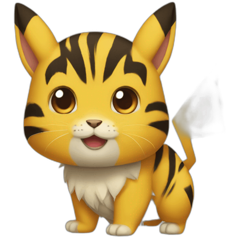 pikachu Tiger emoji