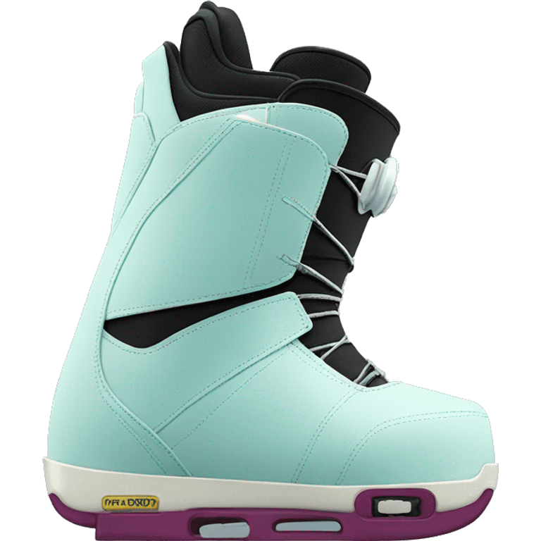 snowboarding boot, burton, boa emoji