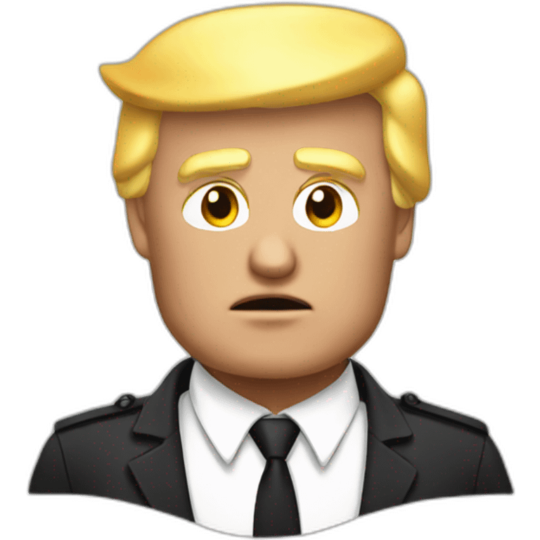 trump-getting-arrested emoji