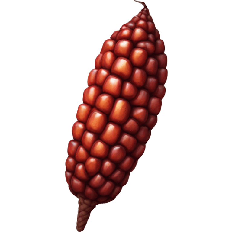 Red corn emoji