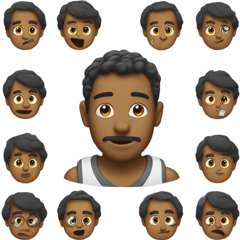 Stanley with stickers emoji