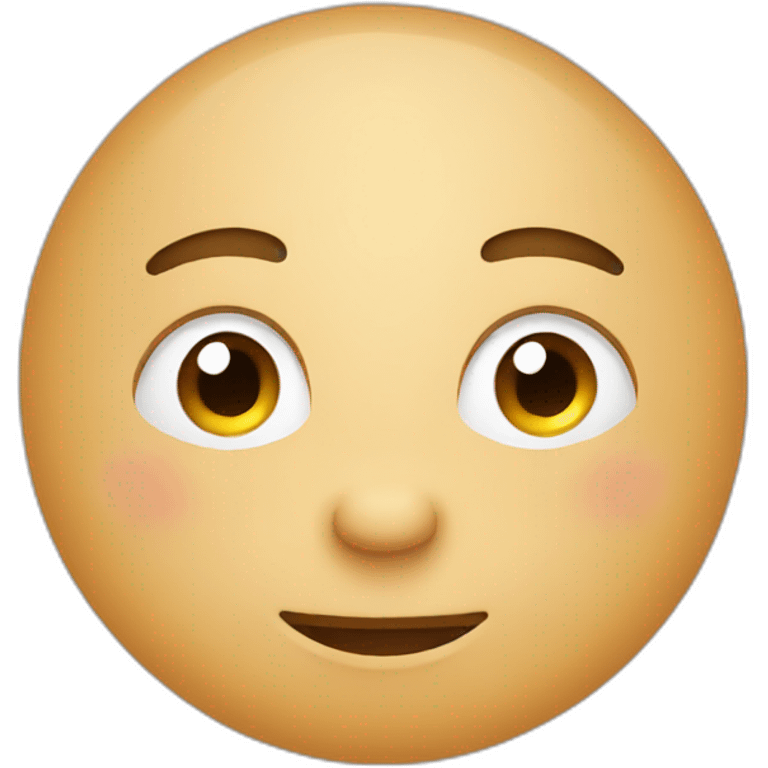 Round face emoji