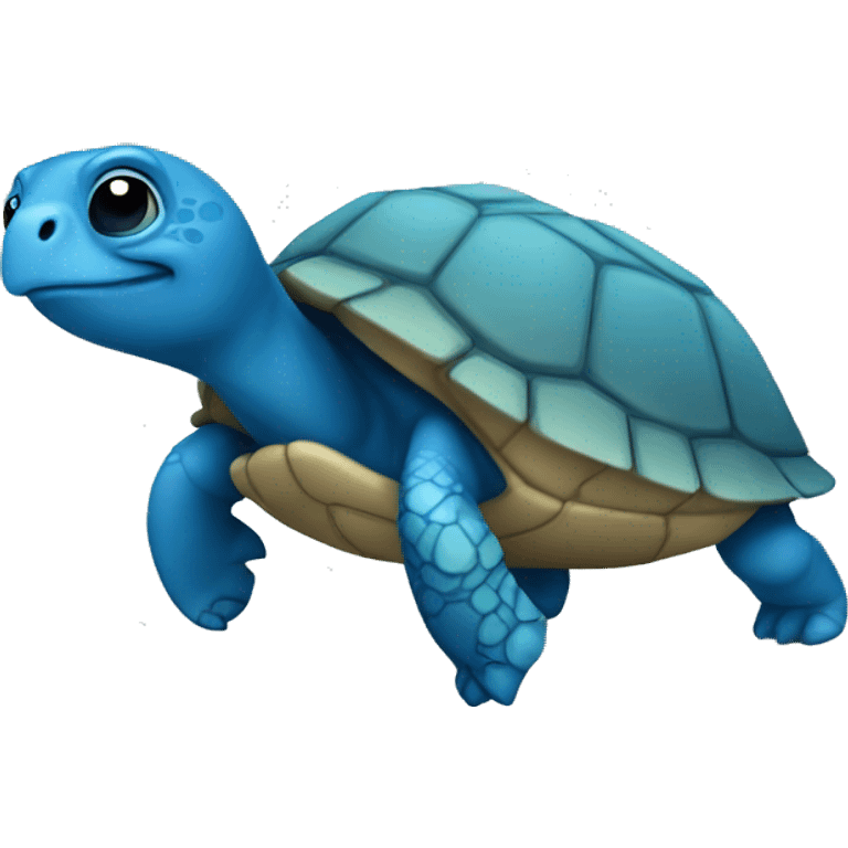 Blue turtle  emoji