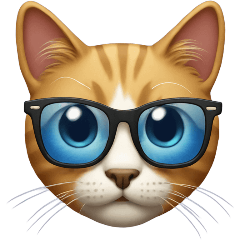 cat with glasses emoji