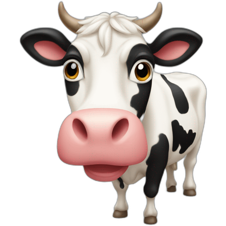 vache qui broute emoji