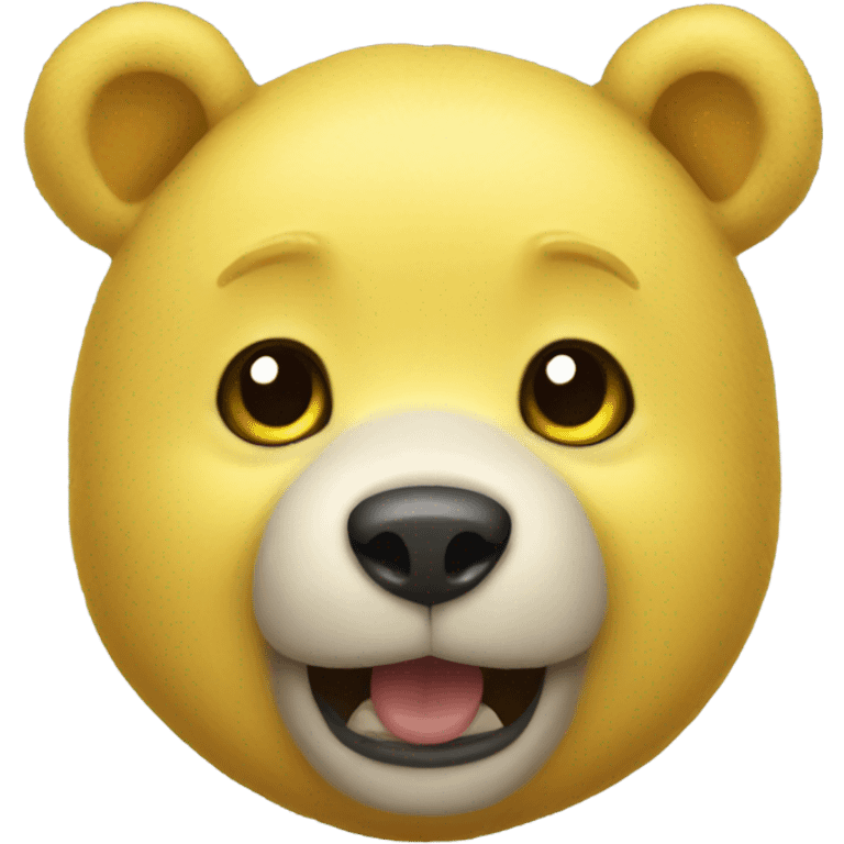 little yellow bear emoji