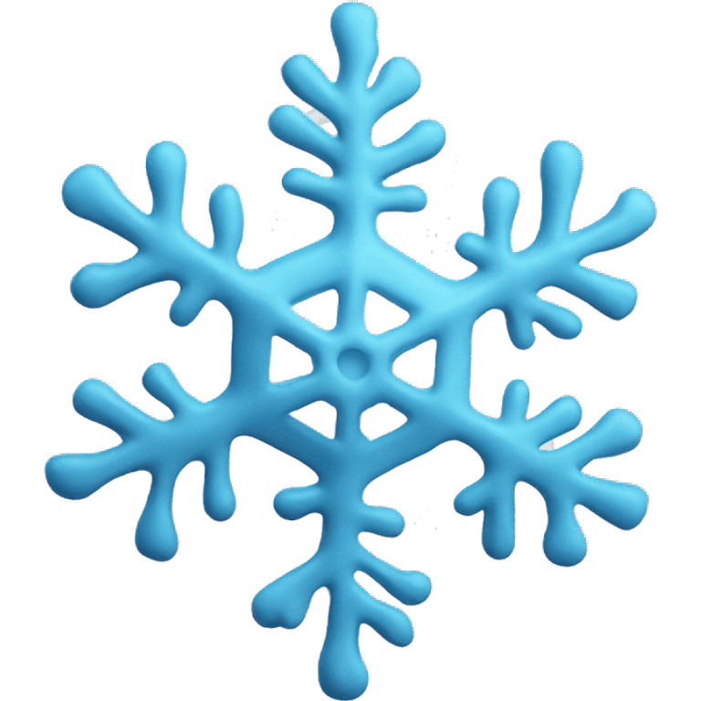 Mold snowflake emoji