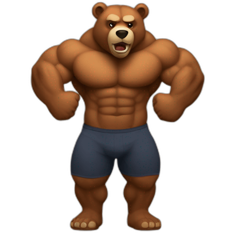 muscle bear emoji