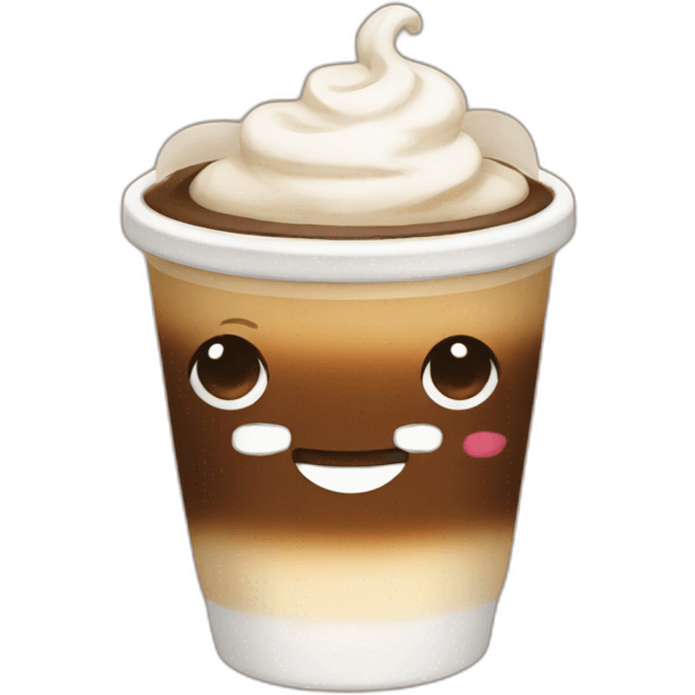 kawaii coffee emoji