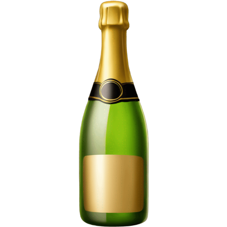 Bottle of champagne emoji