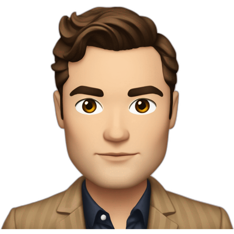 Chuck Bass of Gossip Girl emoji