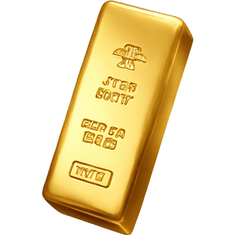 Gold bar emoji