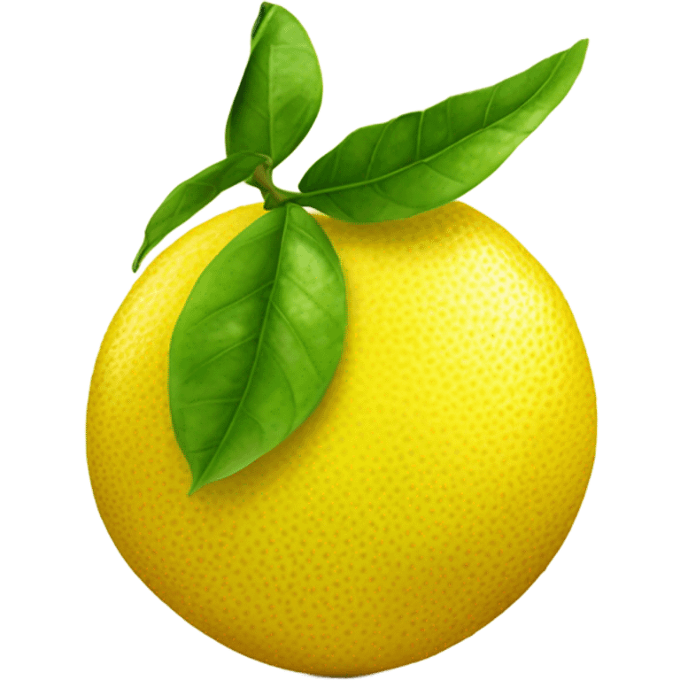 orange realistic lemon emoji