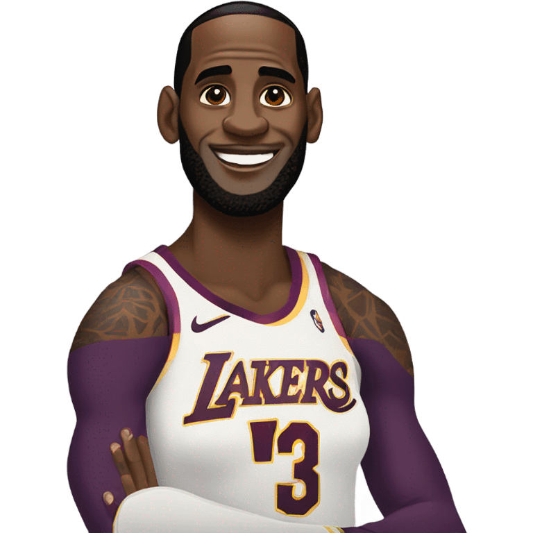 LeBron James as a trans woman emoji