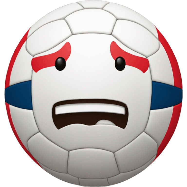 una pelota con camiseta de peru emoji