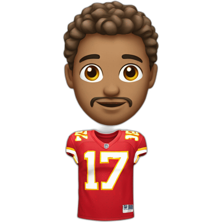 kansas chiefs football 87 emoji