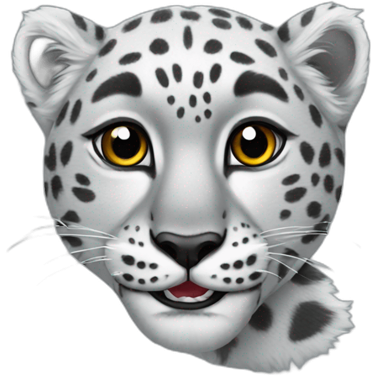 Snow leopard emoji