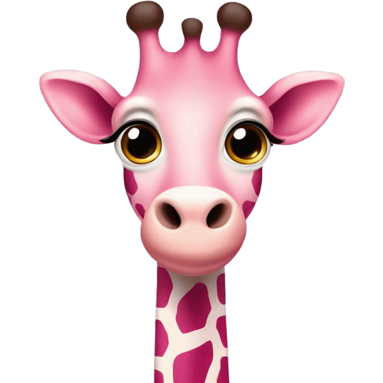 pink giraffe emoji cute  emoji