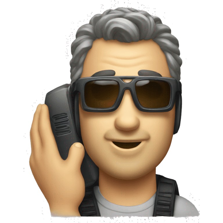 80's Walkie talkie emoji