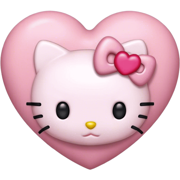 Hello kitty heart  emoji