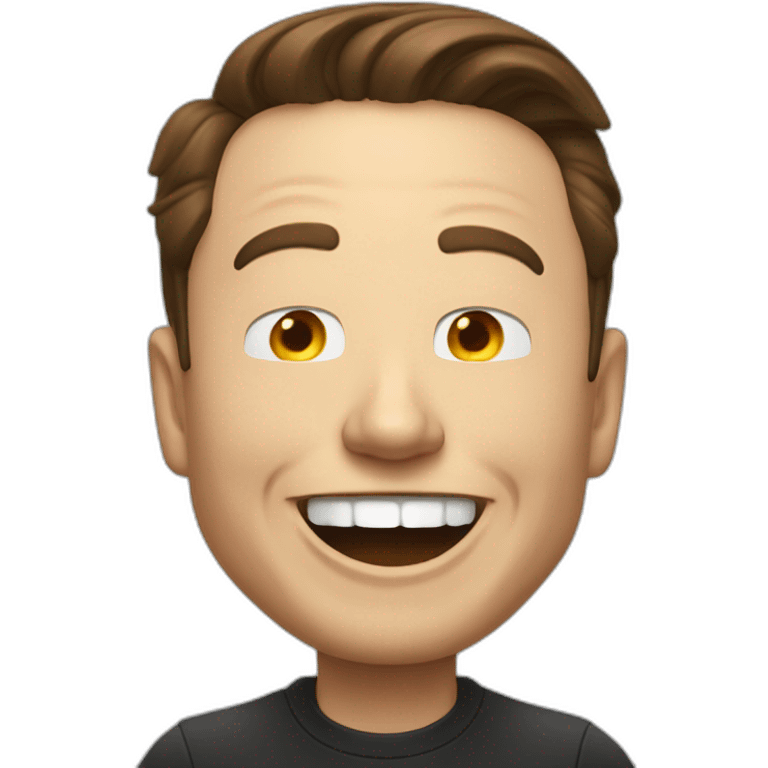 elon musk evil laughing emoji