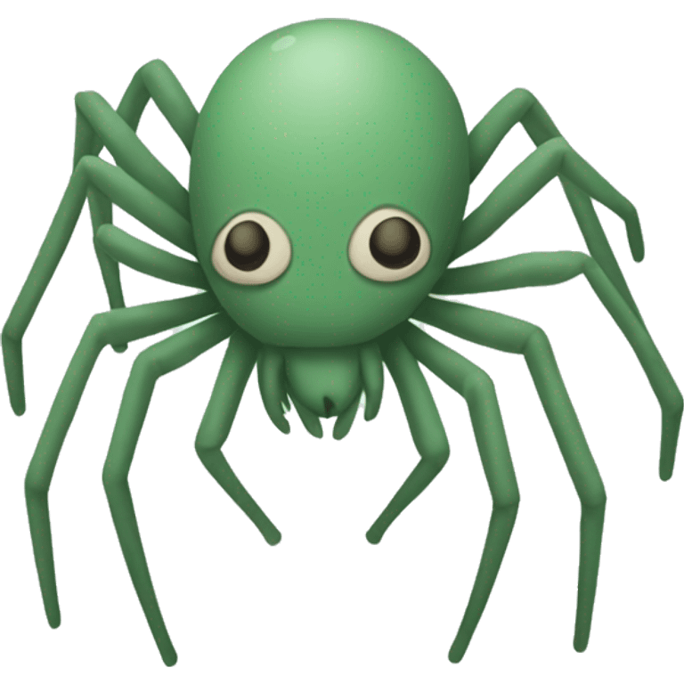 sage green spider emoji  emoji