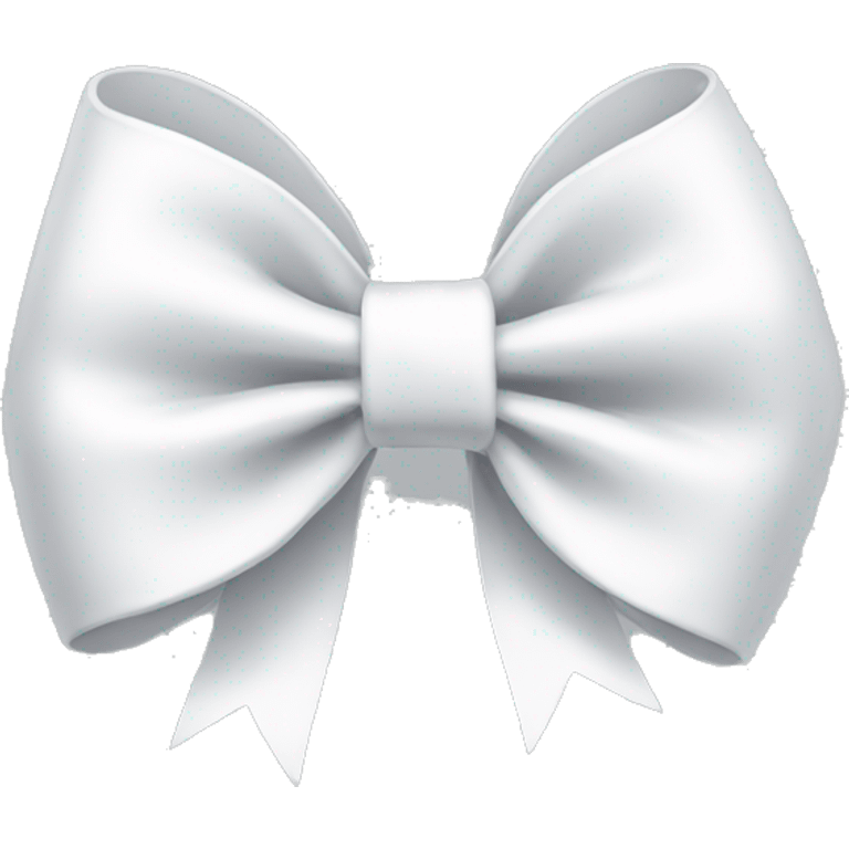 White bow emoji