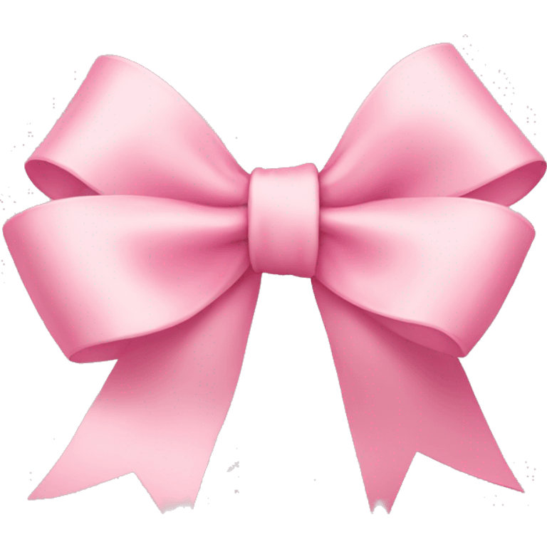 light pink ribbon bow emoji