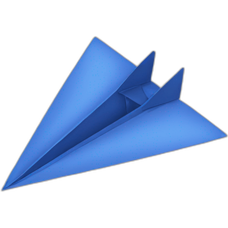 indigo paper plane emoji