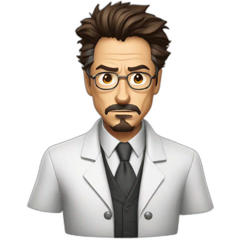 mad scientist Tony stark emoji