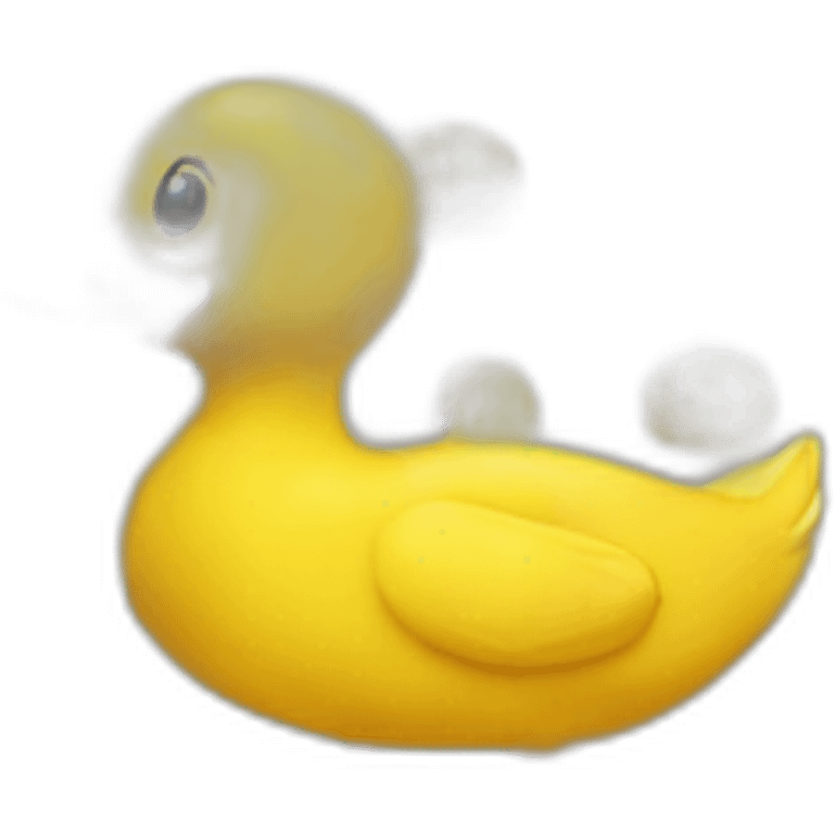 Yellow duck emoji