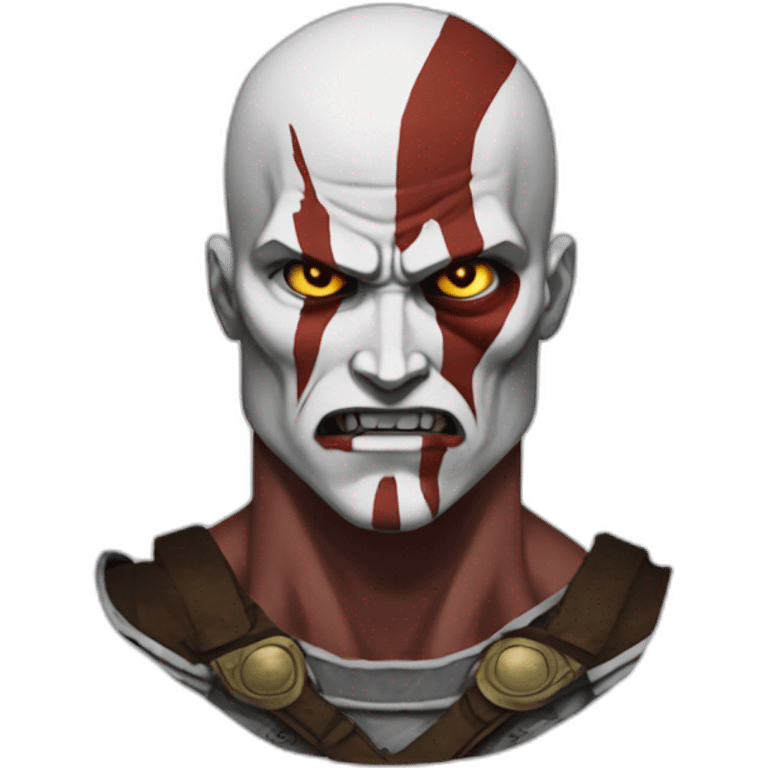 Kratos tranformated in Titan from shingeki no kyojin  emoji