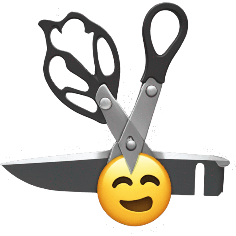 scissors cutting film emoji