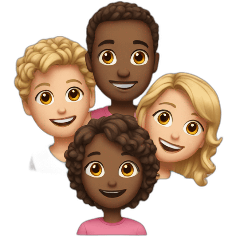 3 kids emoji