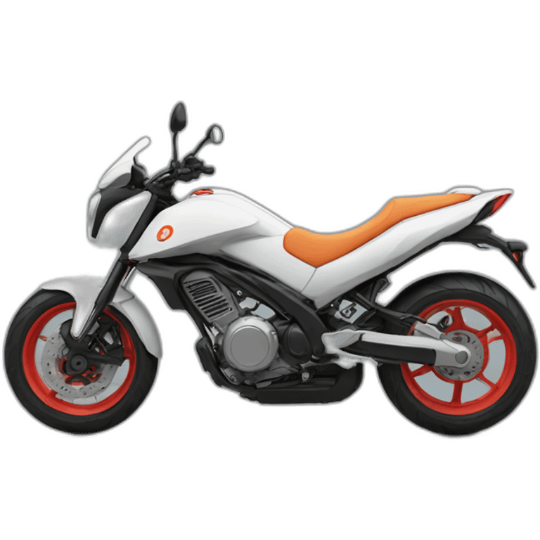 rabbit on the motobybke emoji