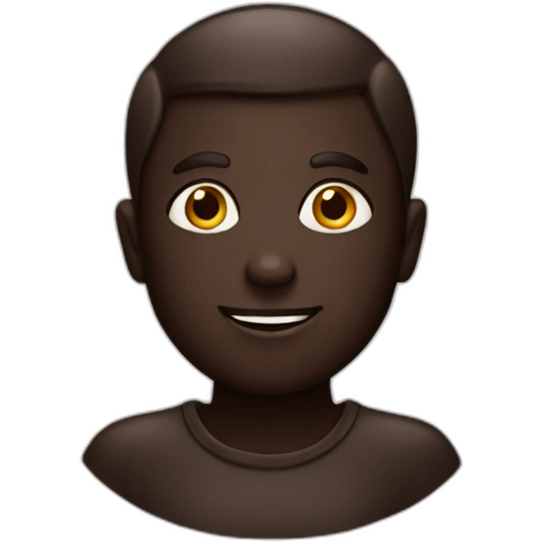 Dark chocolate emoji