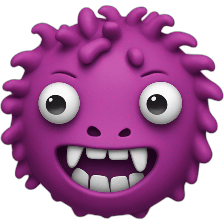 Plasticine funny Monster emoji