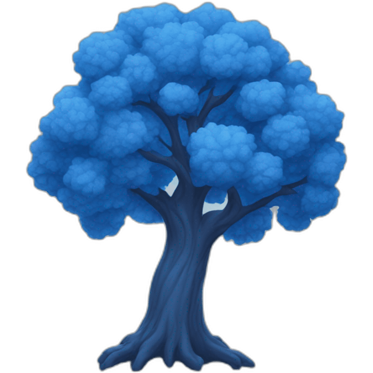 blue tree emoji