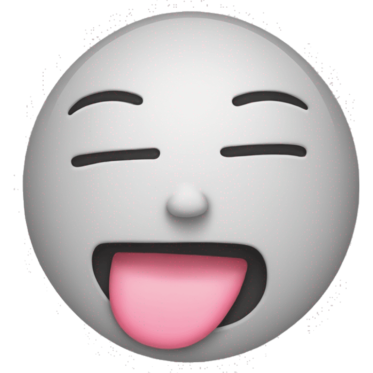 Sleepy face emoji with tongue hanging out tired emoji