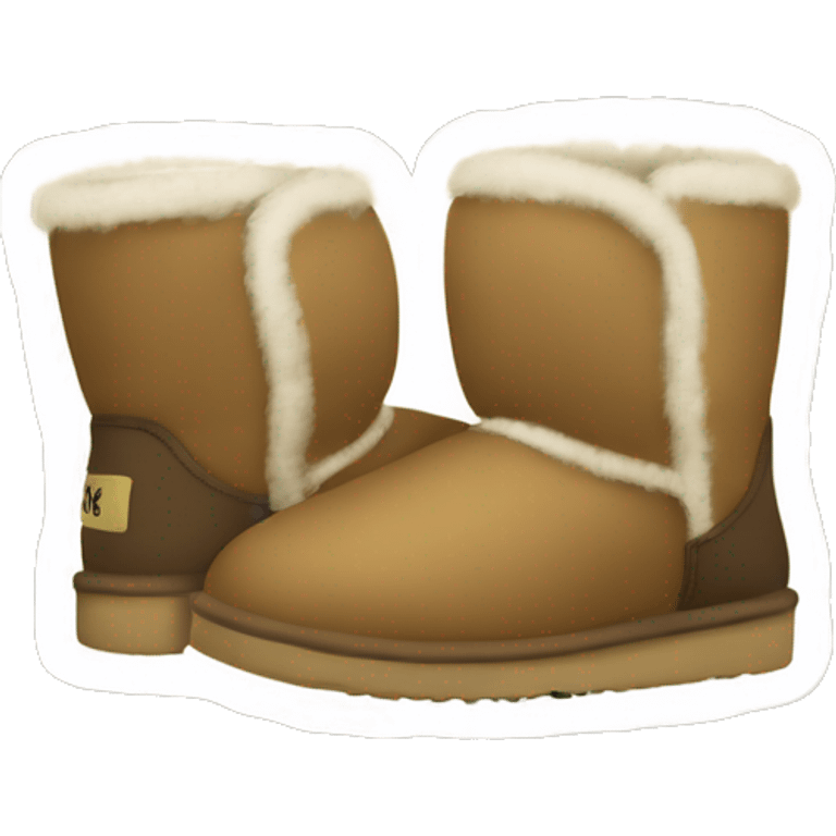 Christmas uggs emoji