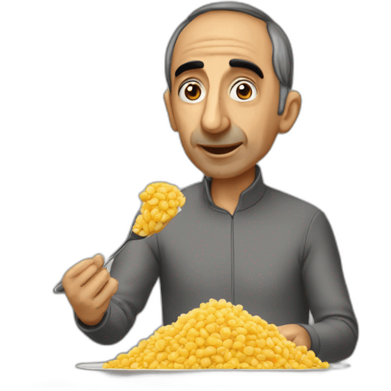 ZEMMOUR QUI MANGE UN MAFé emoji