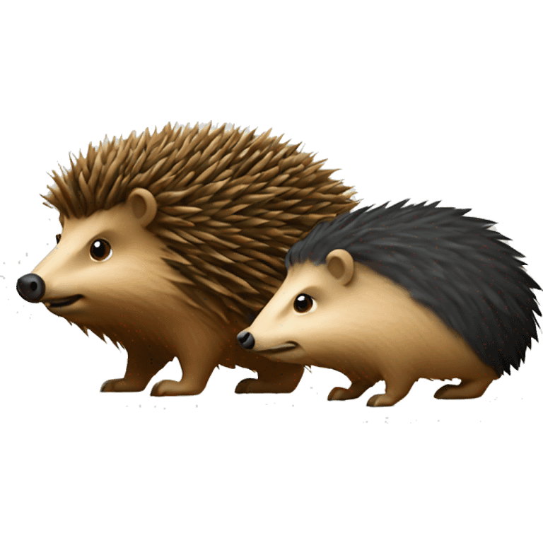 hegdehog and highland code emoji