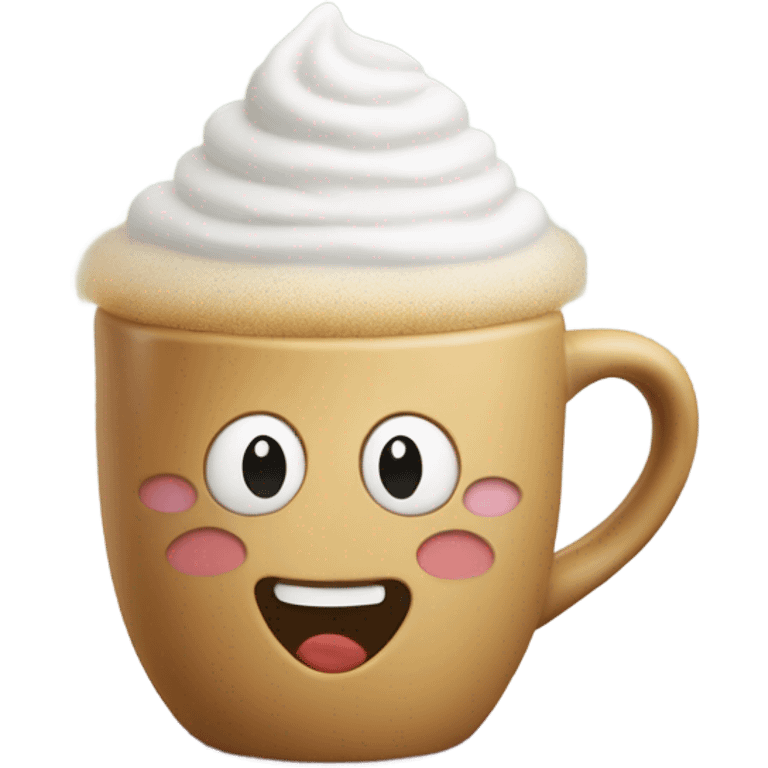 Cute coffee emoji