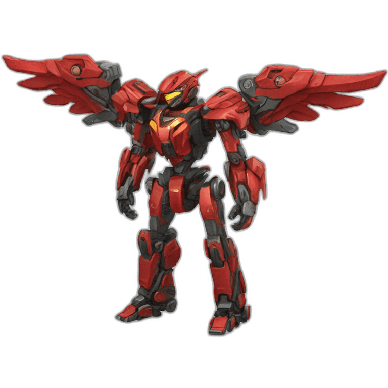 red eagle mecha emoji