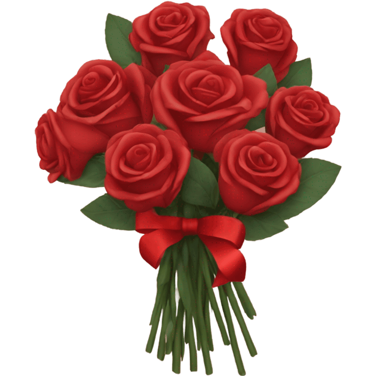 red roses bouquet  emoji