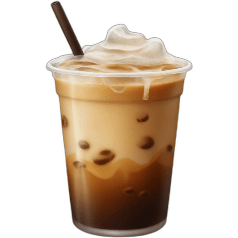 Iced coffee emoji